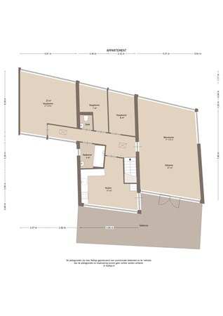 Floorplan - Nieuwstraat 2, 4141 CC Leerdam